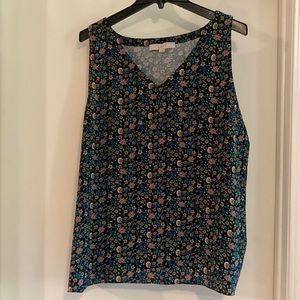 🌼3 for $12🌼 LOFT mixed media tank floral